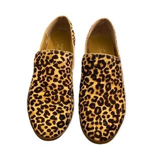 Crown Vintage leopard print, buttery leather inside.